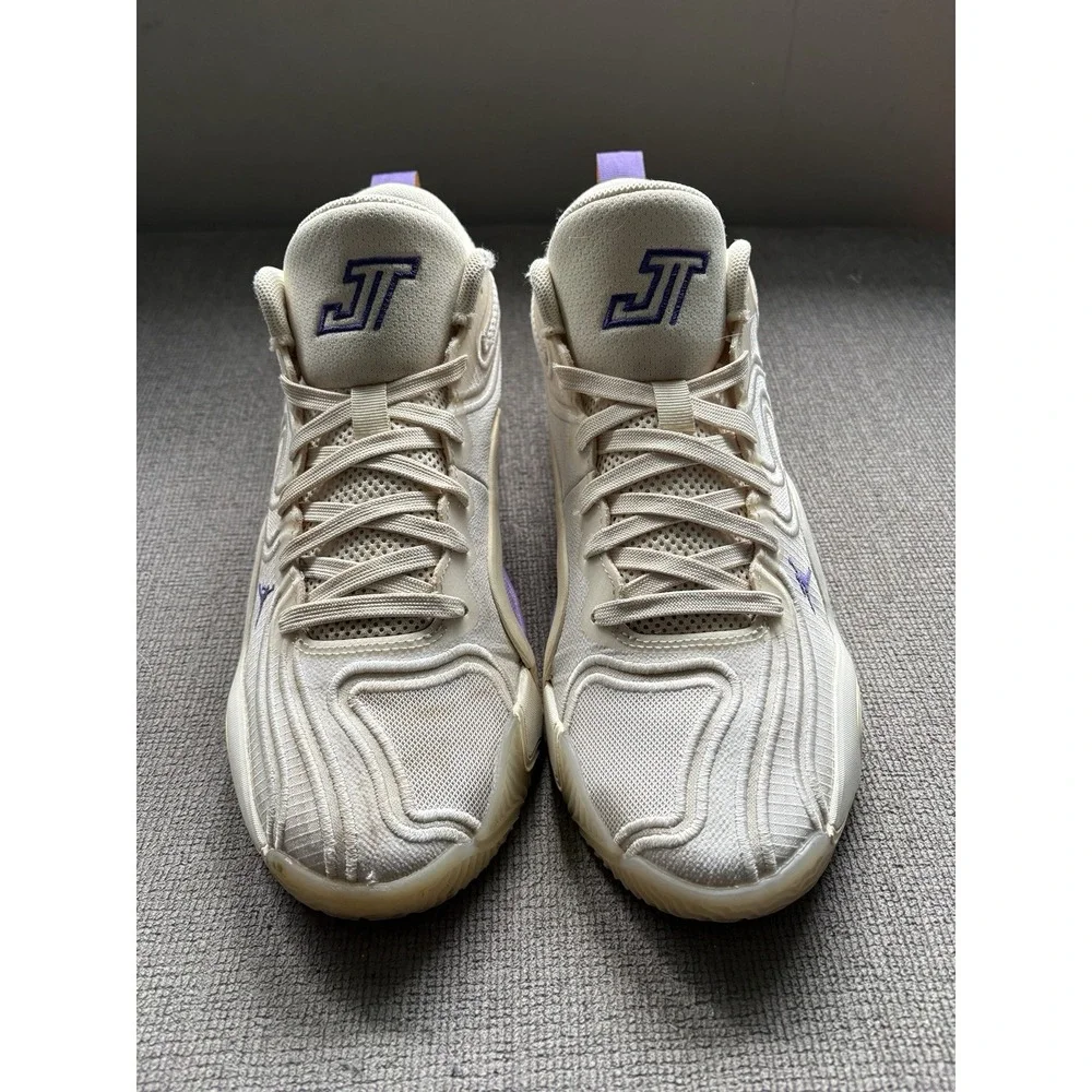 Nike Jordan Tatum 3 Highlights Sail Dark Iris Muslin HV5882-100 Men's Size 8.5